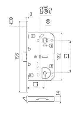 SERRATURA PATENT MEDIANA