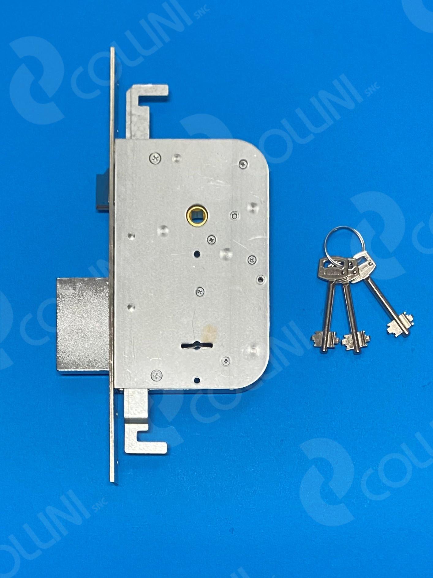 SERRATURA DA INFILARE A DOPPIA MAPPA TRIPLICE