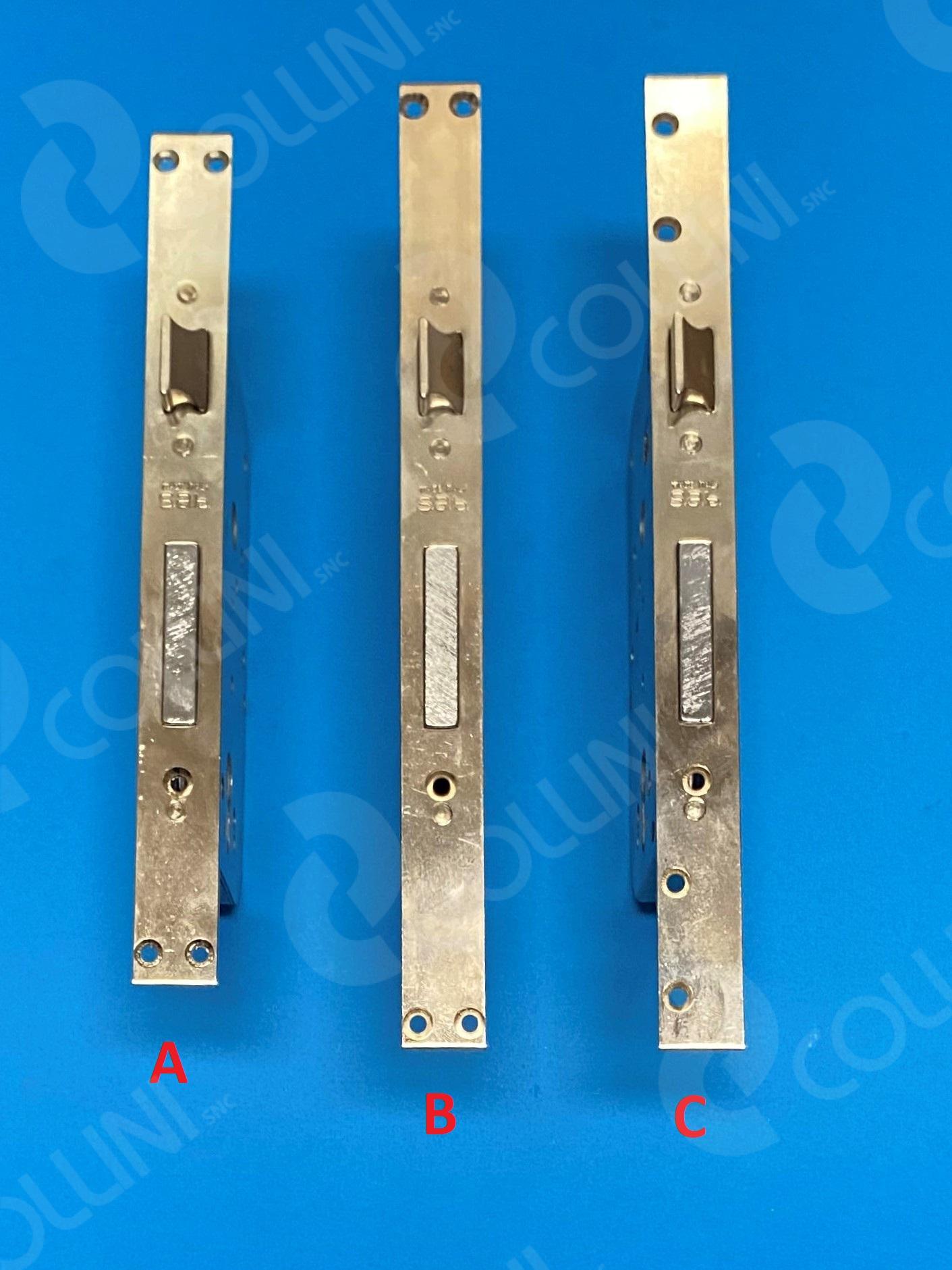 SERRATURA DA INFILARE TRIPLICE A CILINDRO EUROPEO - immagine 2