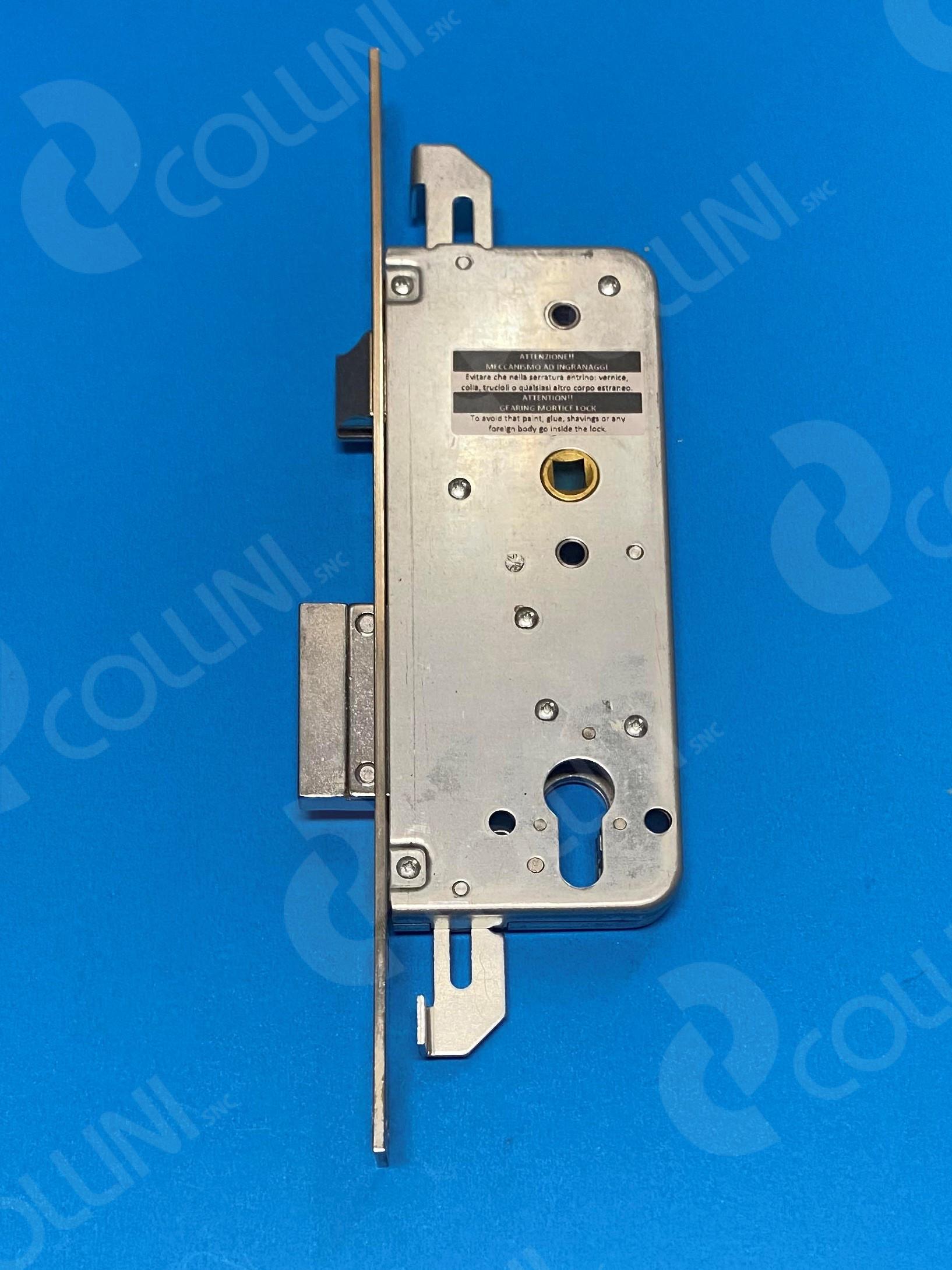 SERRATURA DA INFILARE TRIPLICE A CILINDRO EUROPEO A INGRANAGGI