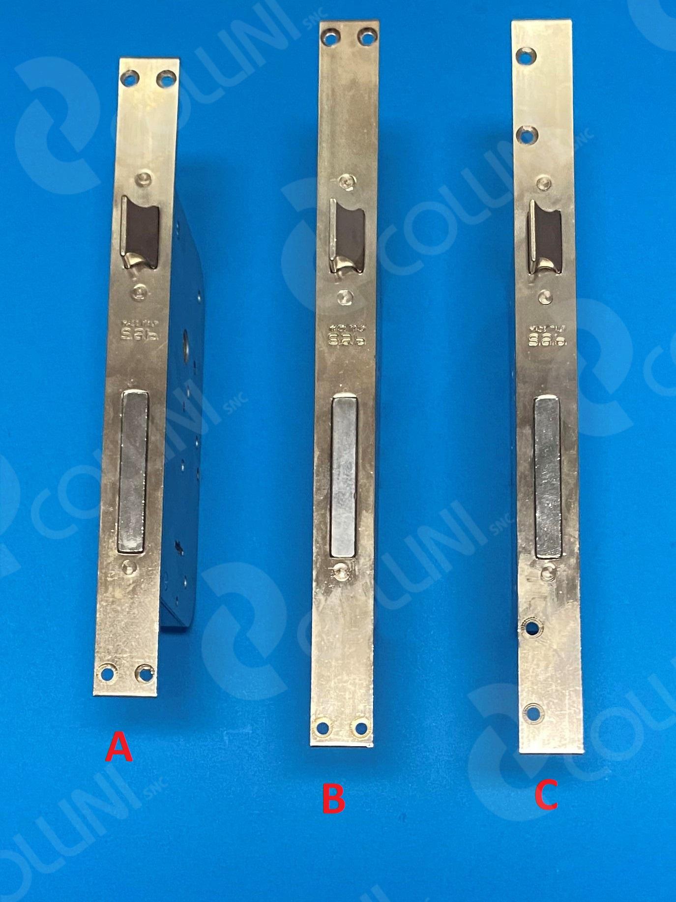 SERRATURA DA INFILARE A DOPPIA MAPPA TRIPLICE - immagine 2