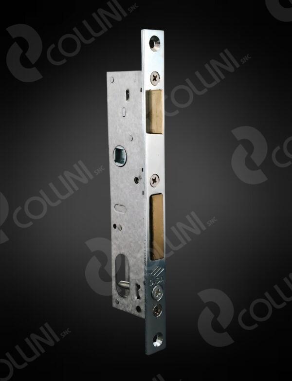 CISA Serratura da infilare a cilindro ovale, per montanti (Scrocco e Catenaccio - 1 Mandata)