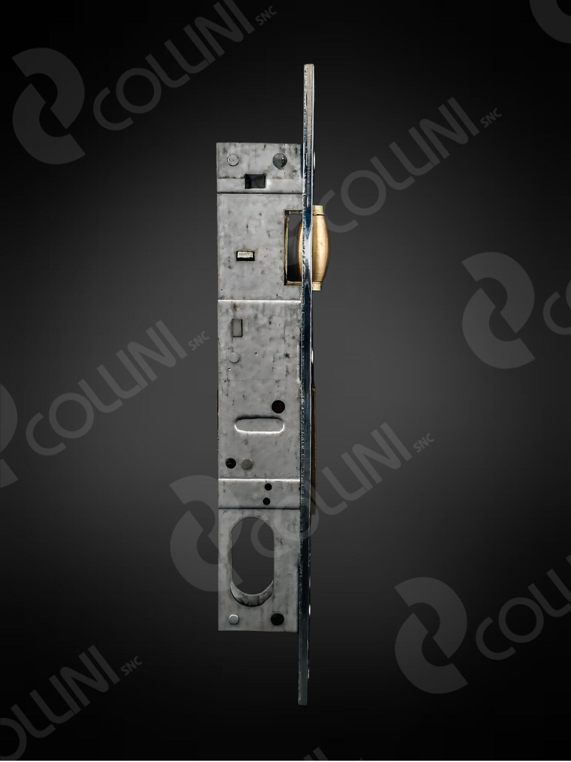 CISA Serratura da infilare a cilindro ovale, per montanti (Catenaccio e Rullo + 1 mandata) - immagine 2